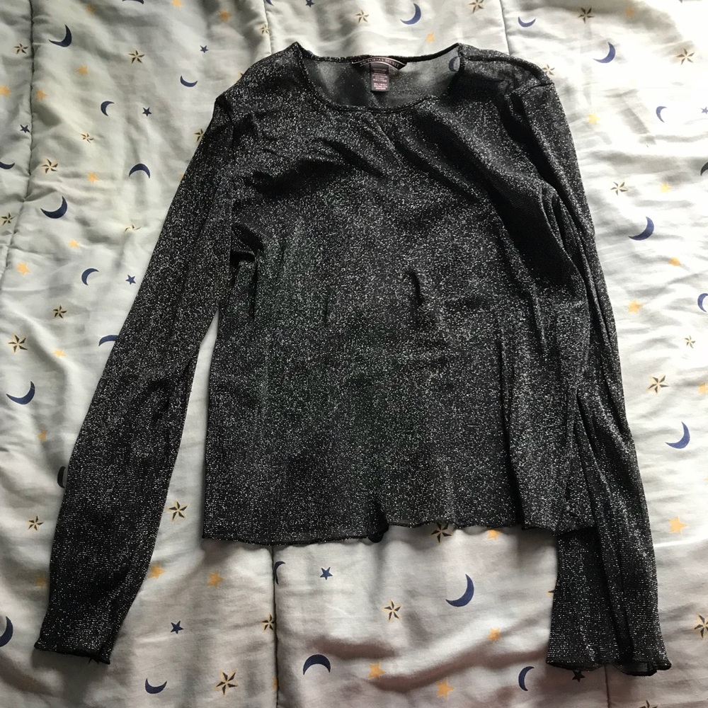 Glittery Victoria’s Secret long sleeve top